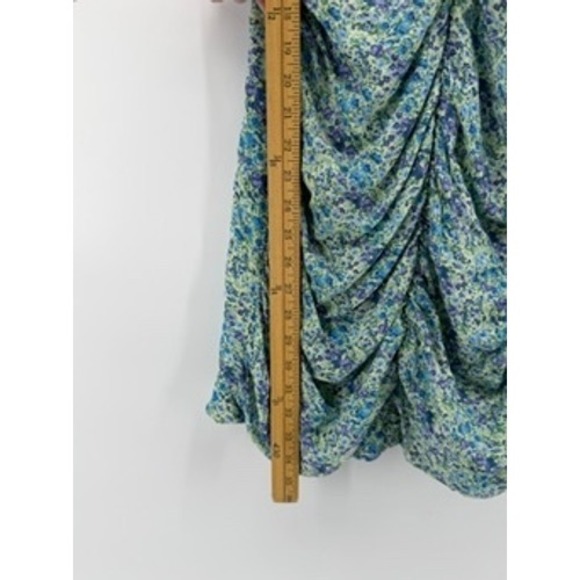 Floral Mini Dress Live to Be Spoiled Ruched Women's Size XXL Short Sleeve - Picture 4 of 8